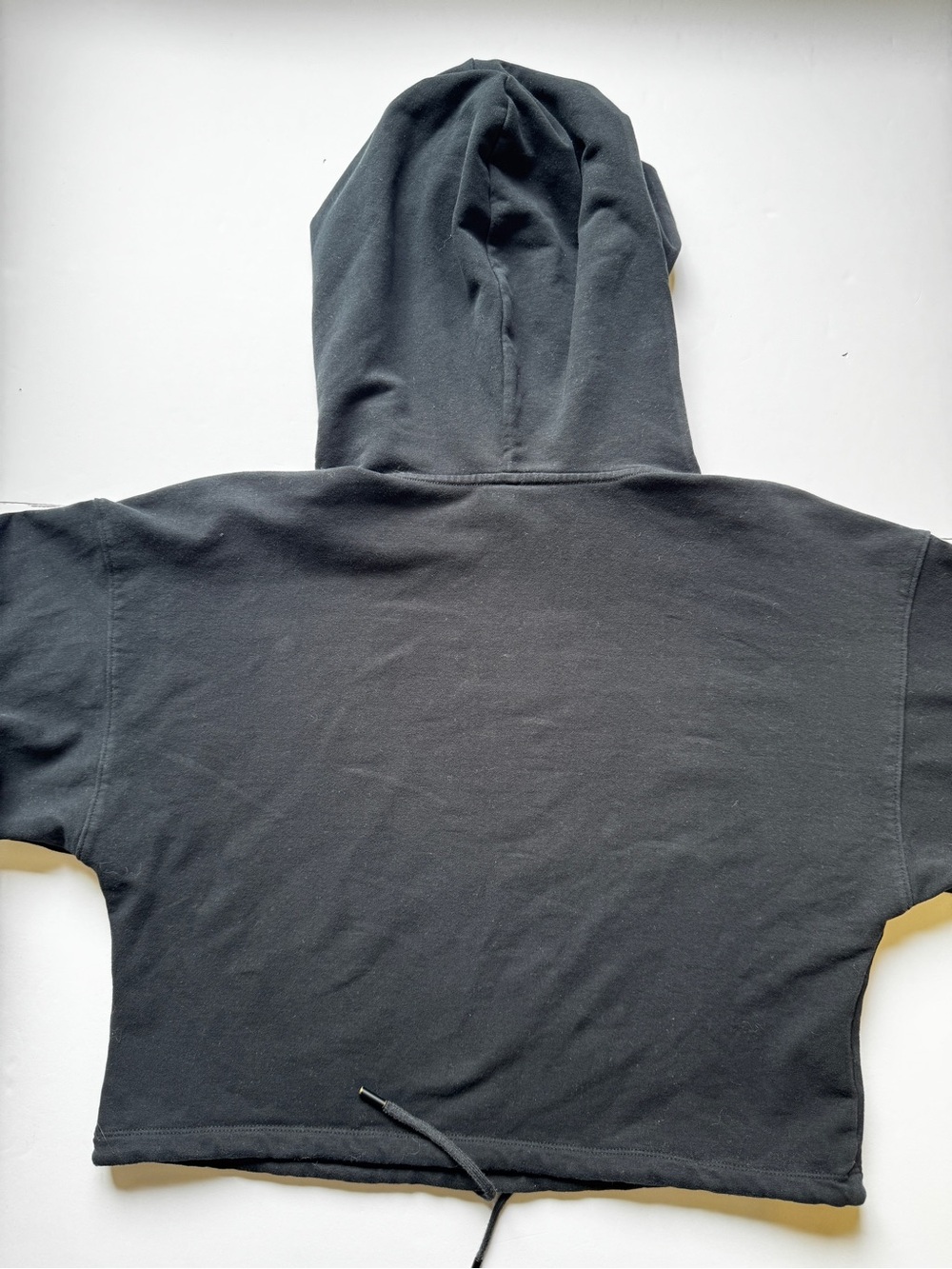 Aritizia The Group Babaton Weekender Hoodie Fleece Soft Cropped Black Sz XXS - Picture 12 of 15
